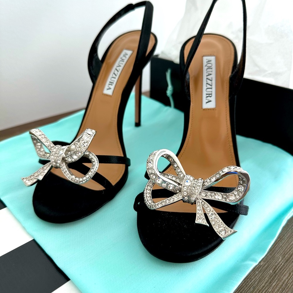 Aquazzura Babe Sandal 7.5 Black